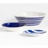 Marin Cabana Stripe Melamine Plate