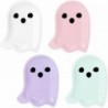 أطباق ورقية من Whaline مكونة من 40 قطعة من أطباق العشاء التي تستخدم لمرة واحدة من Boo Ghost، بألوان الباستيل، أدوات مائدة للحفلات وديكور الطاولة، 7.6 × 9.6 بوصة